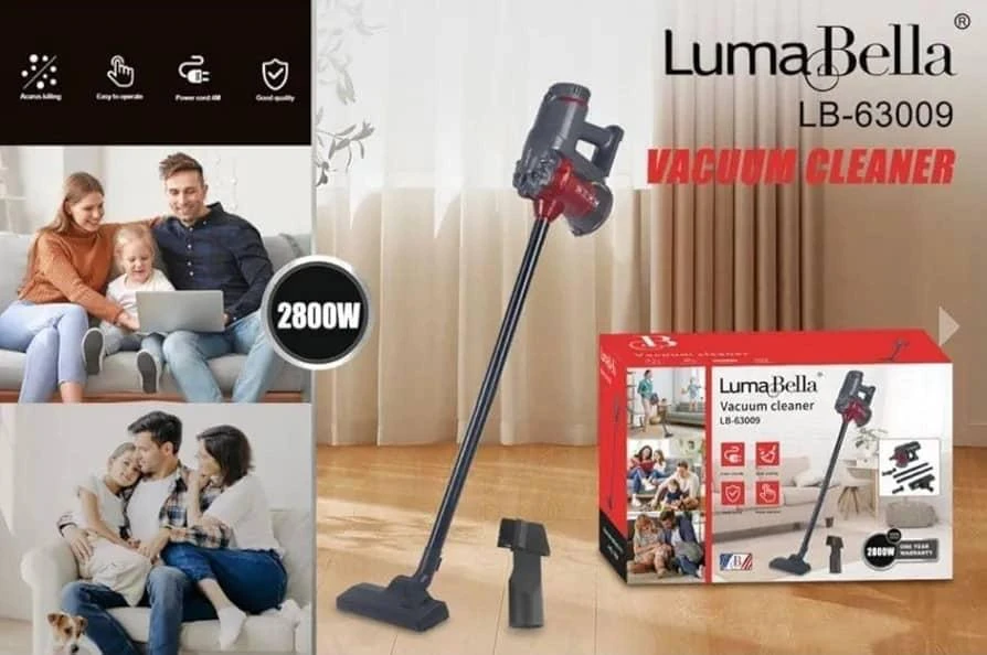 LumaBella LB-63009 – المكنسة التي* ستغير معايير النظافة في بيتك للأبد!